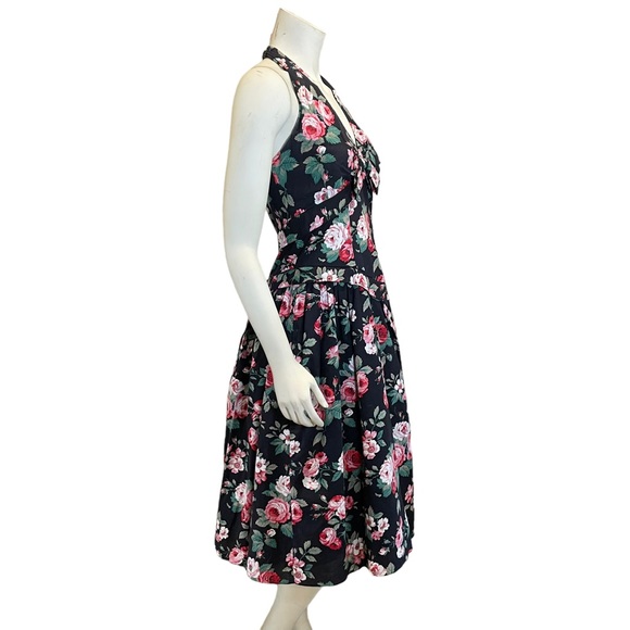 Vintage Retro-style 50’s Fit & Flare Floral Dress - Picture 14 of 15